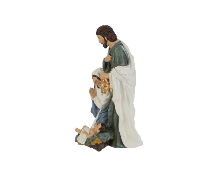 Sacra Famiglia in Resina 10,5x11x20 cm – Decorazione Natalizia Le Stelle su Bomboniere Dolci Emozioni