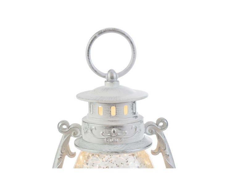 Lanterna Natalizia Bianca con Sacra Famiglia 12,5x29 cm – Decorazione Natalizia Le Stelle su Bomboniere Dolci Emozioni