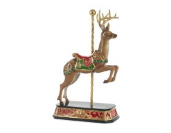 Renna da Giostra con Decorazione Oro  57 cm