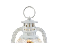 Lanterna Natalizia Bianca da Tavolo 10,5x17 cm – Decorazione Natalizia Le Stelle su Bomboniere Dolci Emozioni