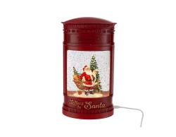 Cassetta delle Lettere Babbo Natale Rossa 13,5x7x25 cm – Decorazione Natalizia Le Stelle su Bomboniere Dolci Emozioni
