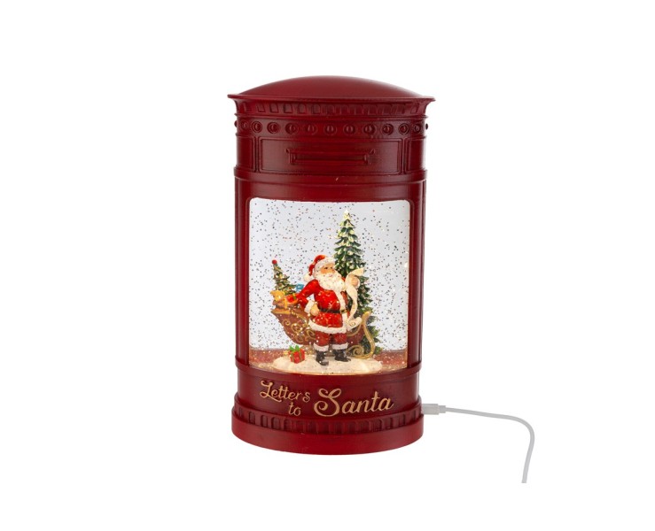 Cassetta delle Lettere Babbo Natale Rossa 13,5x7x25 cm – Decorazione Natalizia Le Stelle su Bomboniere Dolci Emozioni