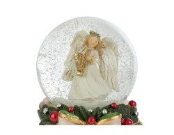 Ampolla Sfera di Neve Angelo Natalizio 7x9 cm – Decorazione Natalizia Le Stelle su Bomboniere Dolci Emozioni