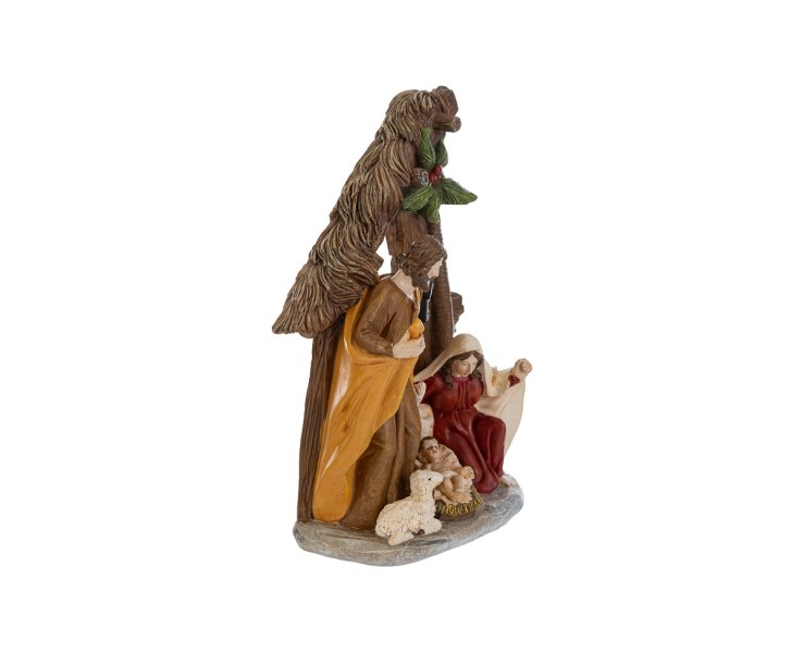 Natività in Resina con Capanna e Lanterna 11,5x8x21 cm – Decorazione Natalizia Le Stelle su Bomboniere Dolci Emozioni
