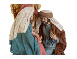 Scultura Natività Monoblocco con Angelo in Resina 15,5x10x20 cm – Decorazione Natalizia Le Stelle su Bomboniere Dolci Emozioni