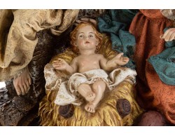 Scultura Natività Monoblocco in Resina con Lanterna 17,5x12x19 cm – Decorazione Natalizia Le Stelle su Bomboniere Dolci Emozioni