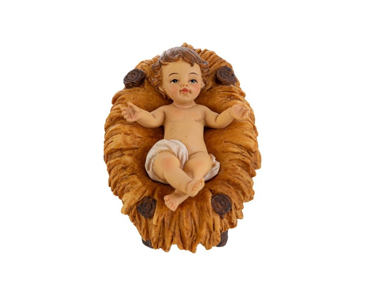 Set Presepe 8 Pezzi Natività Tradizionale in Resina h 25,5 cm – Decorazione Natalizia Le Stelle su Bomboniere Dolci Emozioni