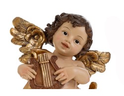 Angelo da Parete in Resina 18x10x23,5 cm – Decorazione Natalizia Le Stelle su Bomboniere Dolci Emozioni