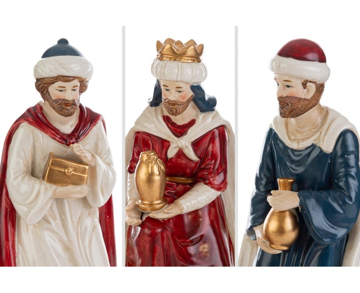Set Presepe Completo Natività 8 Pezzi in Porcellana h. 20 cm – Decorazione Natalizia Le Stelle su Bomboniere Dolci Emozioni