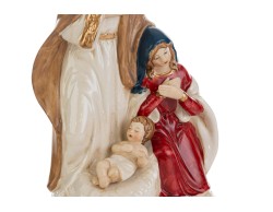 Statuina Natività in Porcellana 13,5x10x23 cm – Decorazione Natalizia Le Stelle su Bomboniere Dolci Emozioni