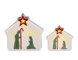 Natività Stilizzata con Stella Cometa – Decorazione Natalizia Le Stelle su Bomboniere Dolci Emozioni