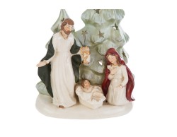 Portacandela Presepe con Albero di Natale Traforato – Decorazione Natalizia Le Stelle su Bomboniere Dolci Emozioni