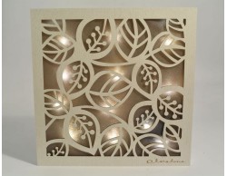 bomboniera matrimonio claraluna quadro led 19656