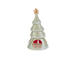 Portacandela Sacra Famiglia Albero Natalizio con Stella Dorata – Decorazione Natalizia Le Stelle su Bomboniere Dolci Emozioni