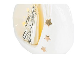 Sacra Famiglia in Porcellana con Luce LED 17x10,5x14,5 cm – Decorazione Natalizia Le Stelle su Bomboniere Dolci Emozioni
