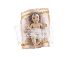 Set Presepe 8 Pezzi in Resina e Tessuto Oro h 40 cm – Decorazione Natalizia Le Stelle su Bomboniere Dolci Emozioni