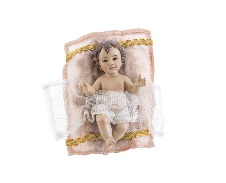 Set Presepe 8 Pezzi in Resina e Tessuto Oro h 40 cm – Decorazione Natalizia Le Stelle su Bomboniere Dolci Emozioni