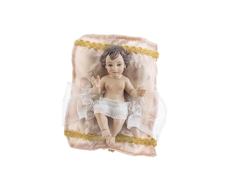 Set Presepe 8 Pezzi in Resina e Tessuto Oro h 32,5 cm – Decorazione Natalizia Le Stelle su Bomboniere Dolci Emozioni