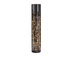 Bicchiere LED Mascagni Casa in vetro fumé 10 x 60 cm