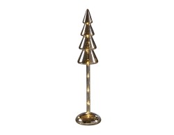 Abete LED Mascagni Casa in vetro fumé 9,5 x 42 cm