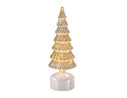 Abete LED rotante Mascagni Casa in vetro 9 x 32,5 cm