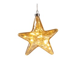 Stella LED Mascagni Casa in vetro 12 x 13,5 cm