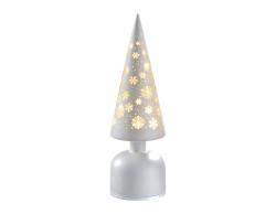Abete LED Mascagni Casa in vetro 9 x 31 cm