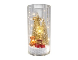 Bicchiere LED Mascagni Casa in vetro 9 x 14 cm codice C3030