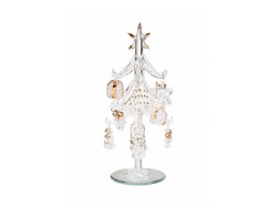 Abete Mascagni Casa in vetro, metallo altezza 20 cm codice MC3346