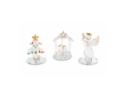 Decorazione - in display in vetro assortito Mascagni Casa, altezza 5 cm