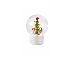 Palla LED rotante Mascagni Casa in vetro 13 x 17 cm codice MC3205