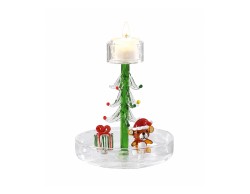 Portacandela Mascagni Casa in vetro 12 x 15 cm codice MC3199