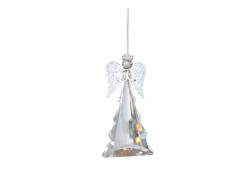Set 3 angeli Mascagni Casa in vetro altezza 10 cm