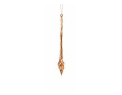 Set 6 decorazioni Mascagni Casa in vetro lunghezza 20 cm codice MC3458