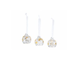 Set 3 palle Mascagni Casa in vetro assortito diametro 4 cm codice MC3355