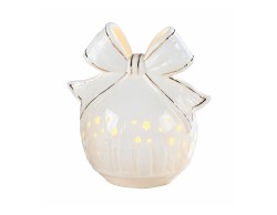 Palla LED Mascagni Casa in porcellana 15 x 11,5 x 15 cm