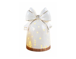 Campanella LED Mascagni Casa in porcellana 9 x 13,5 cm