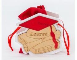 Porta Sacchetto legno laurea
