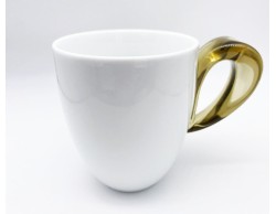 tazza mug guzzini bianca e sabbia