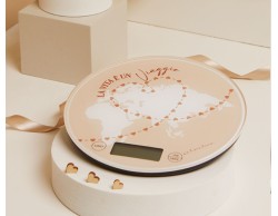 bomboniera matrimonio claraluna bilancia tonda decoro viaggio