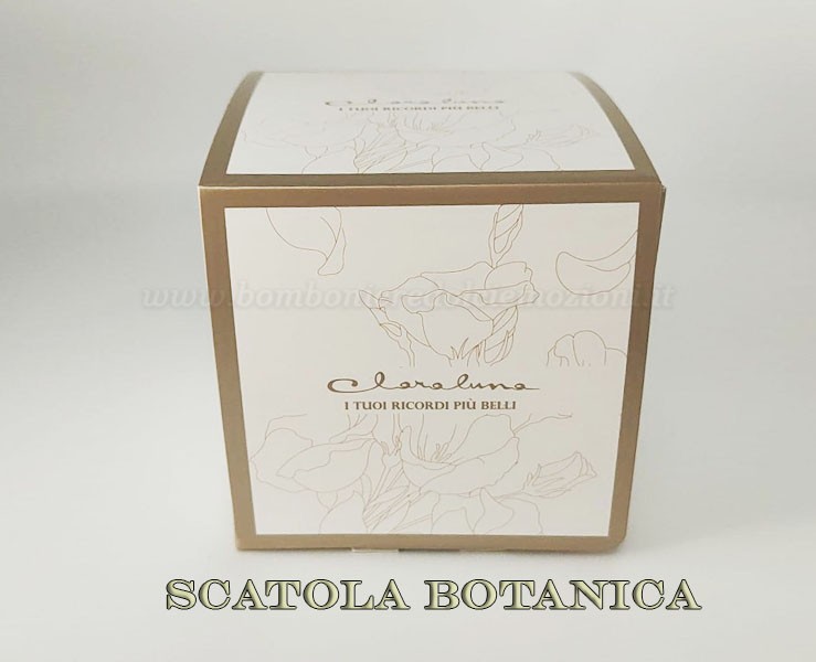 Bomboniera Matrimonio Claraluna 2024 scatola primavera piccola su Bomboniere Dolci Emozioni