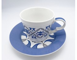 set 4 pezzi decorate azzurre andrea fontebasso