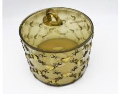 barattolo singolo guzzini color sabia trasparente