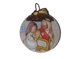 Appendino Natalizio Stile Thun Presepe – Decorazione Natalizia in Resina