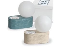 Bomboniera Solidale Lampada LED Smeraldo Grande assortita 2 varianti Quadrifoglio per Fondazione ABIO