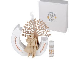 Bomboniera Matrimonio Diffusore Ambiente Coppia con Albero della Vita Etiemme