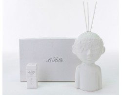 Bomboniera comunione battesimo le stelle PROFUMATORE BOY PORCELLANA BIANCO