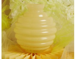 Bomboniera Matrimonio Claraluna 2026 Vaso Grande Giallo Design Moderno a Cerchi