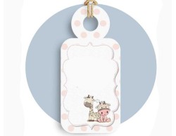 Bigliettini Nascita FFTags0031 conf. 48pz