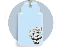 Bigliettini nascita FFTags0007 conf. 48pz